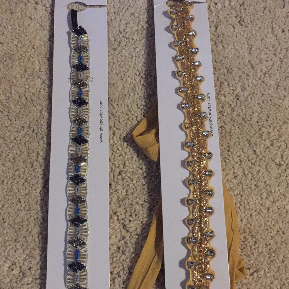 Pink Pewter Headband Collection